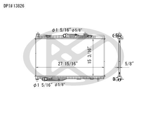 Koyorad Radiator A13826