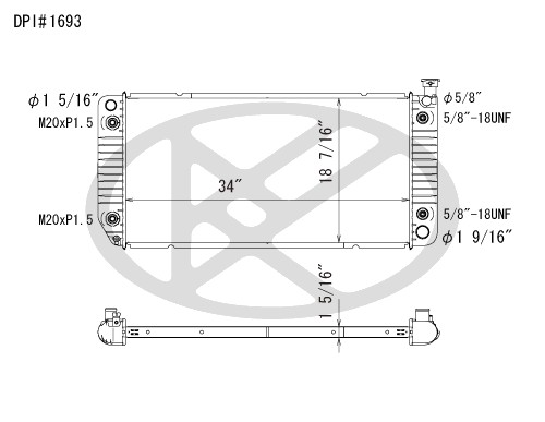 Koyorad Radiator A1693