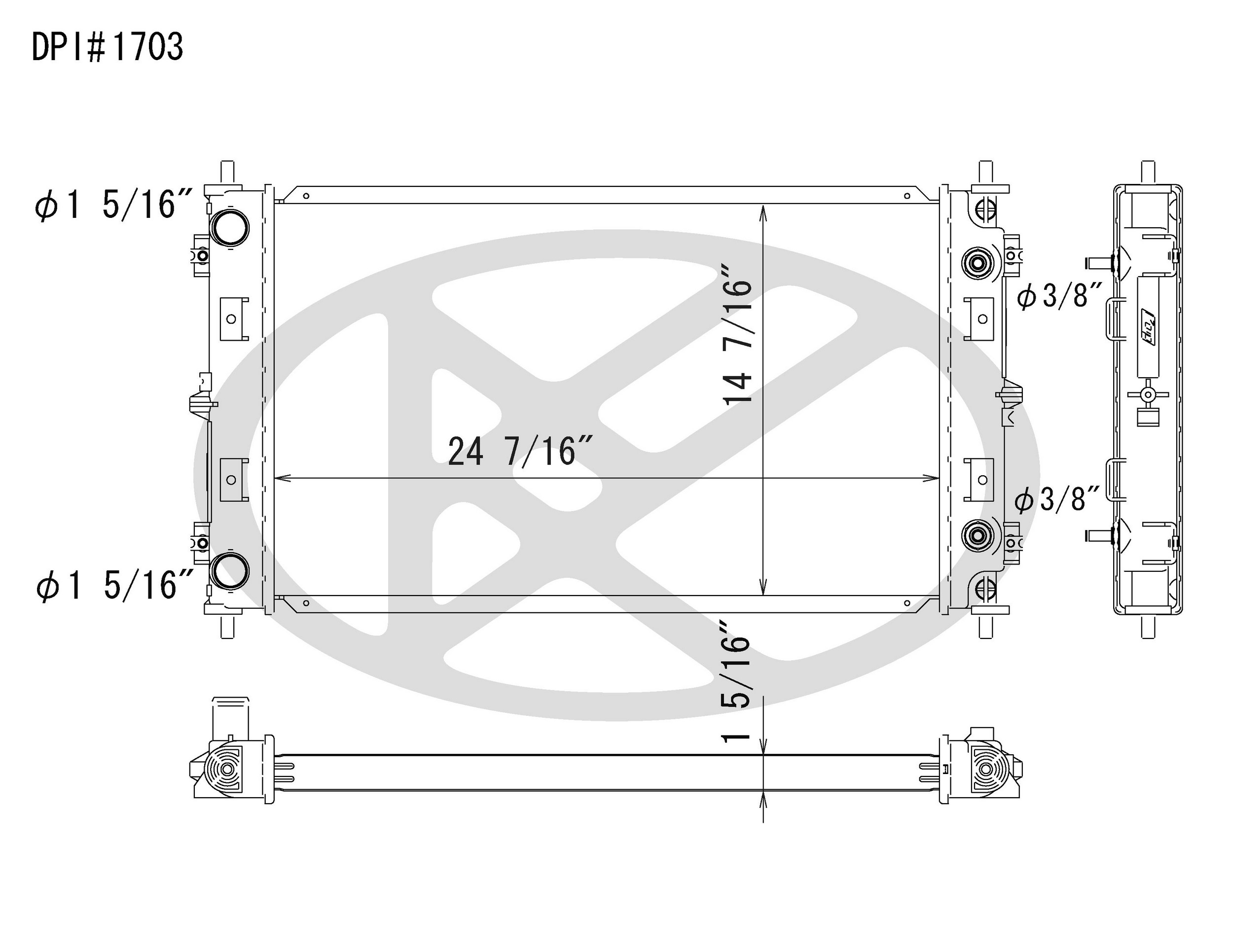 Koyorad Radiator A1703