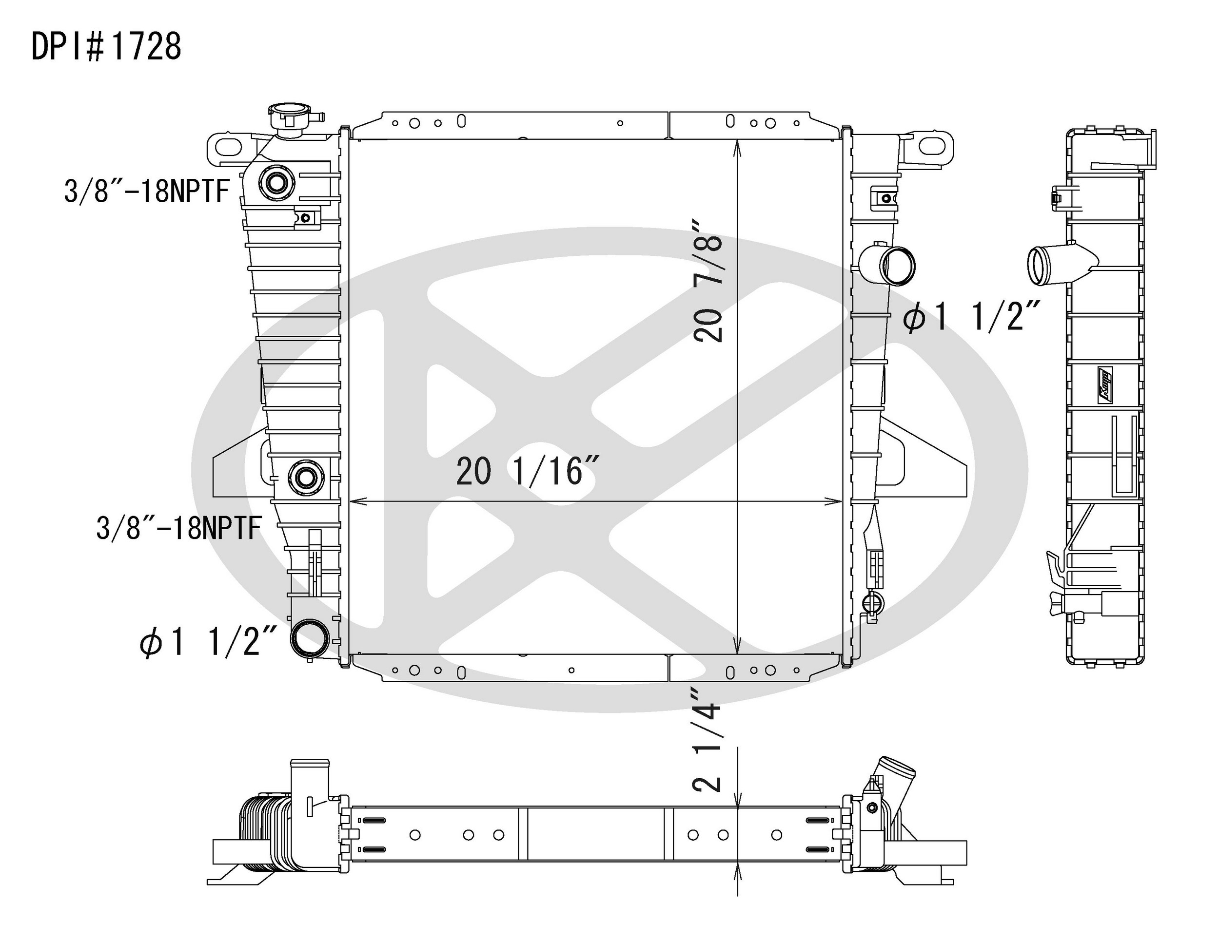 Koyorad Radiator A1728