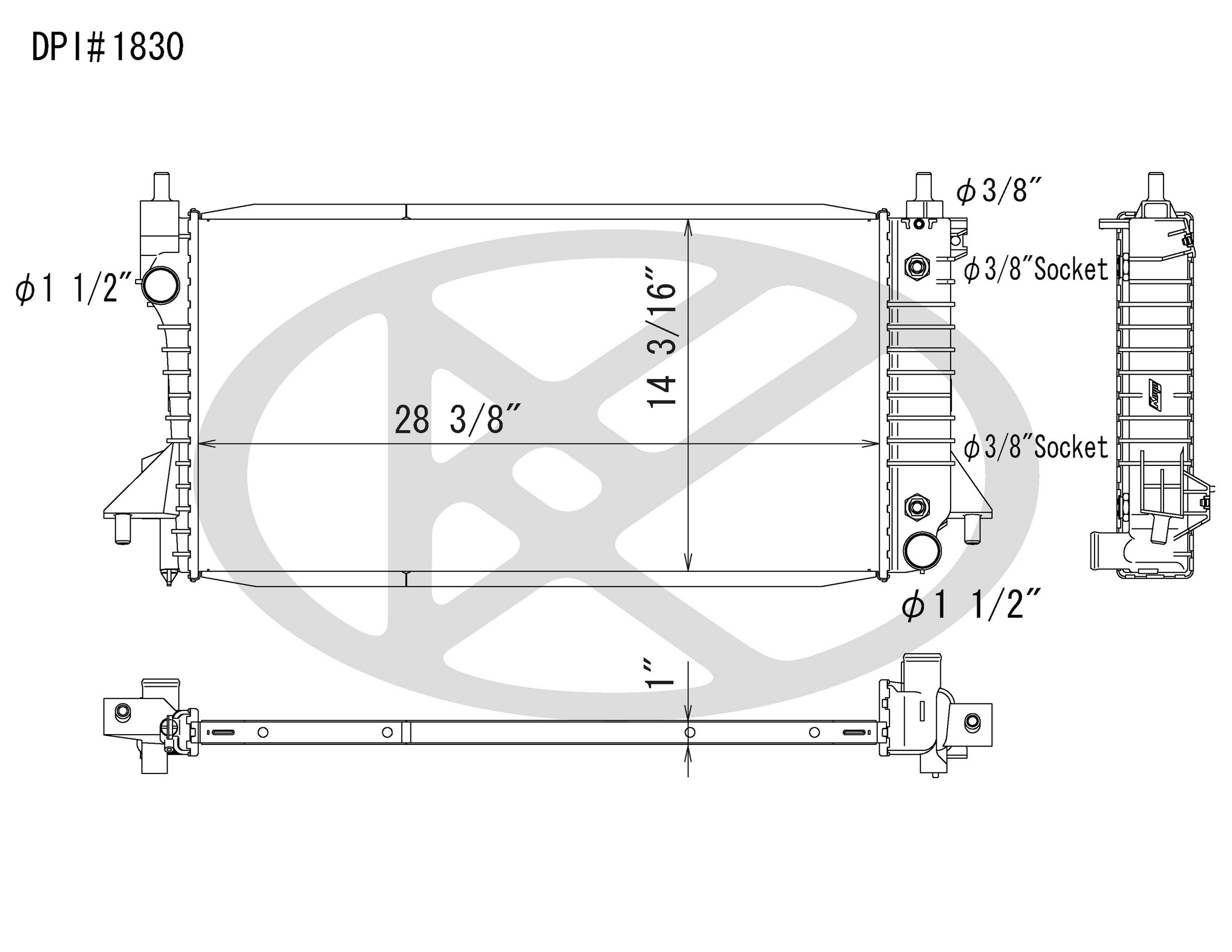 Koyorad Radiator A1830