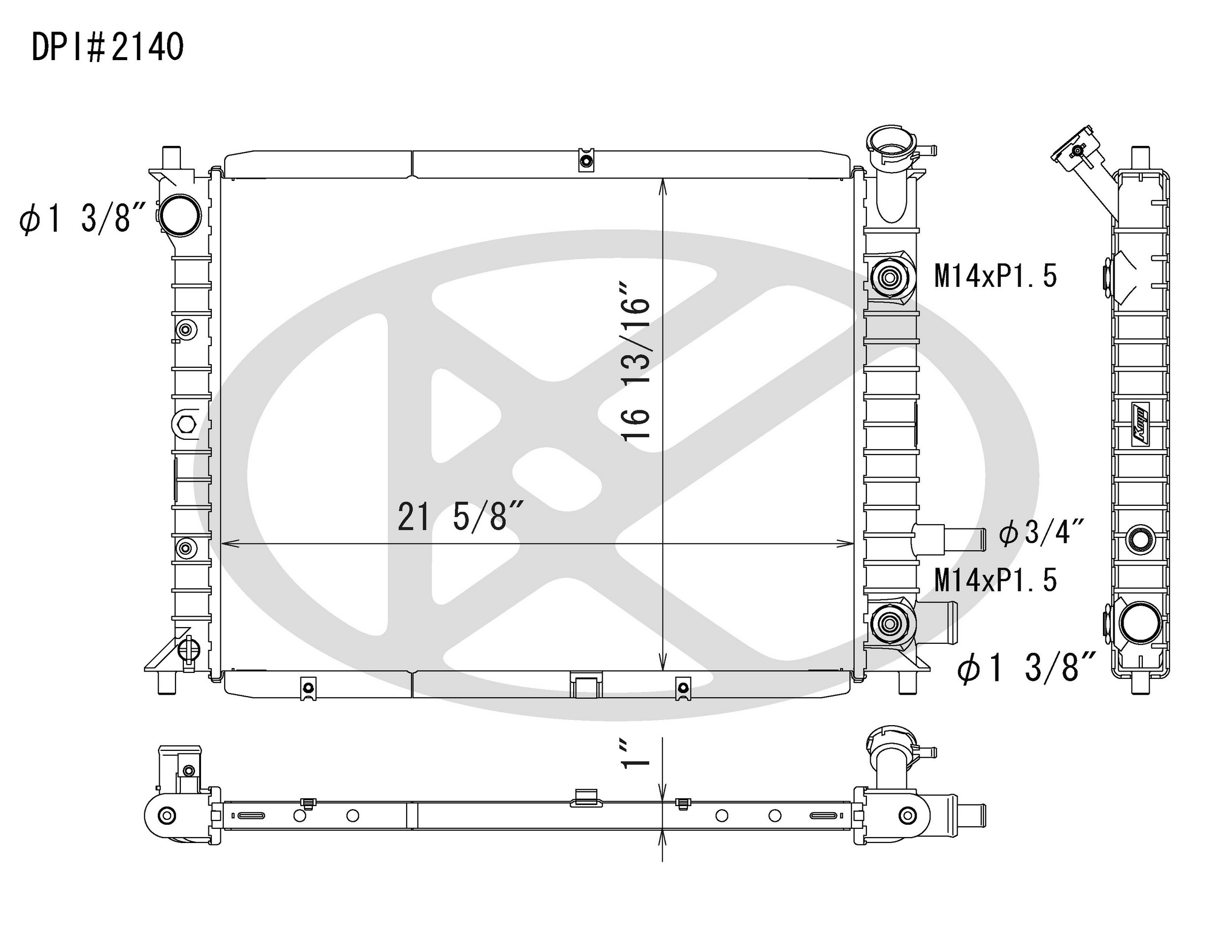 Koyorad Radiator A2140