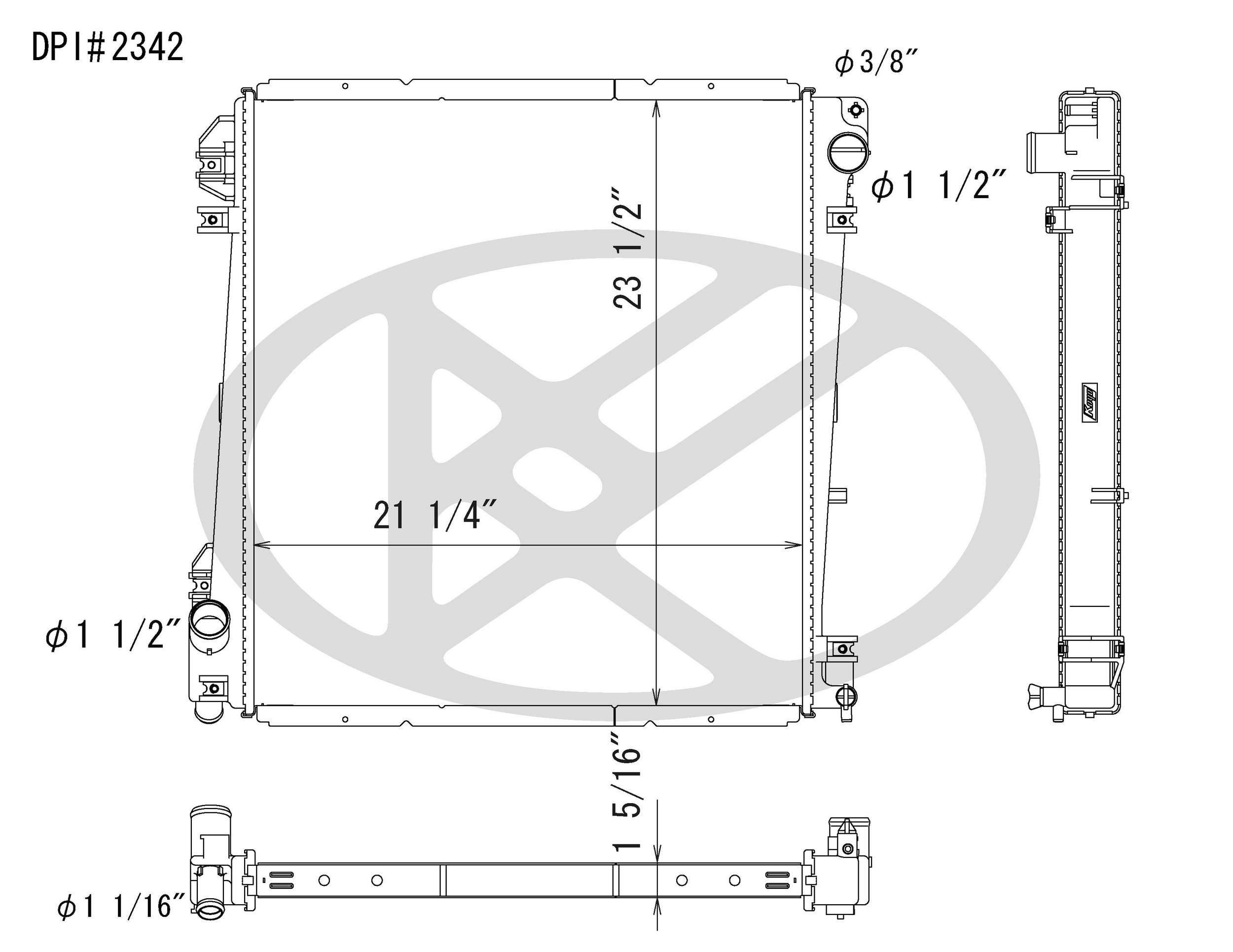 Koyorad Radiator A2342