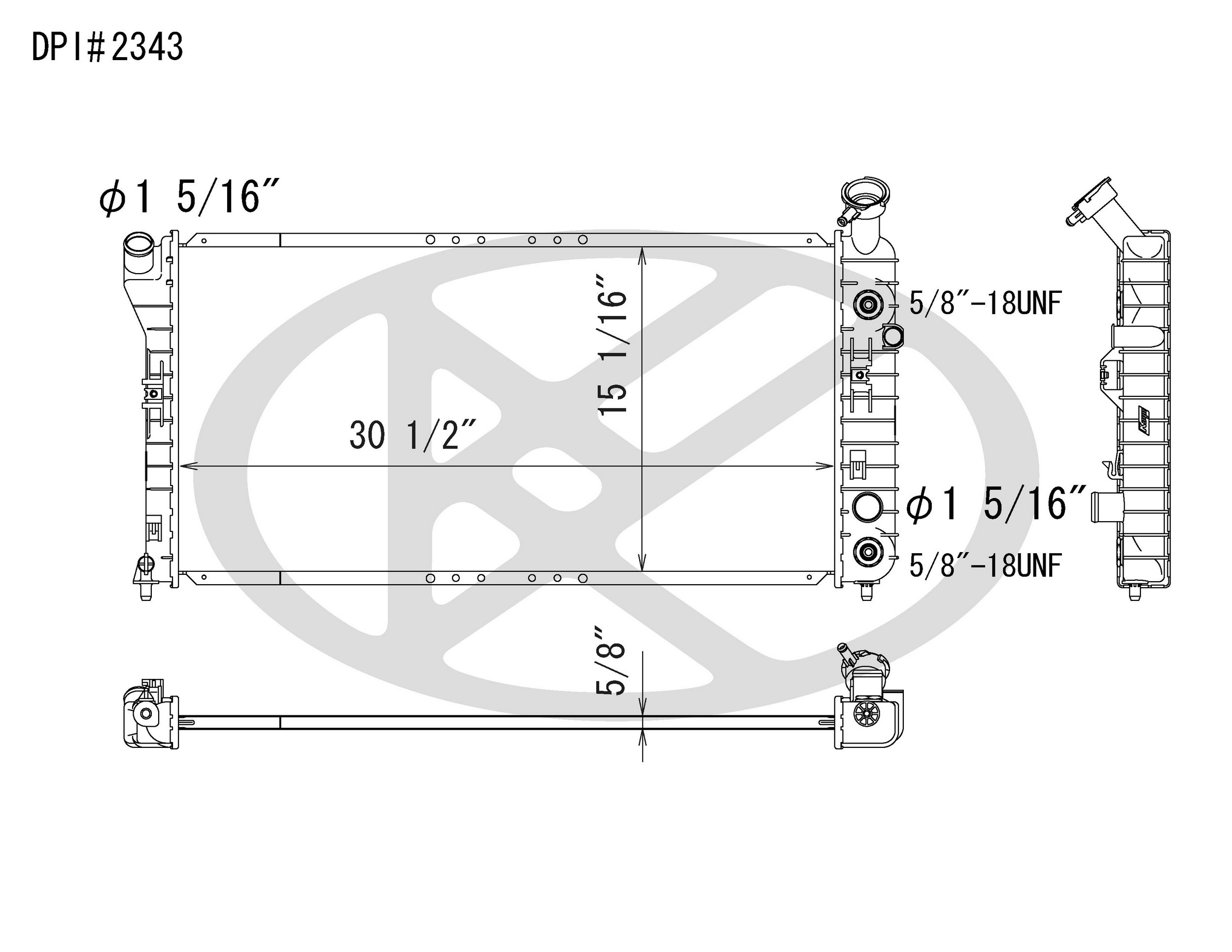 Koyorad Radiator A2343