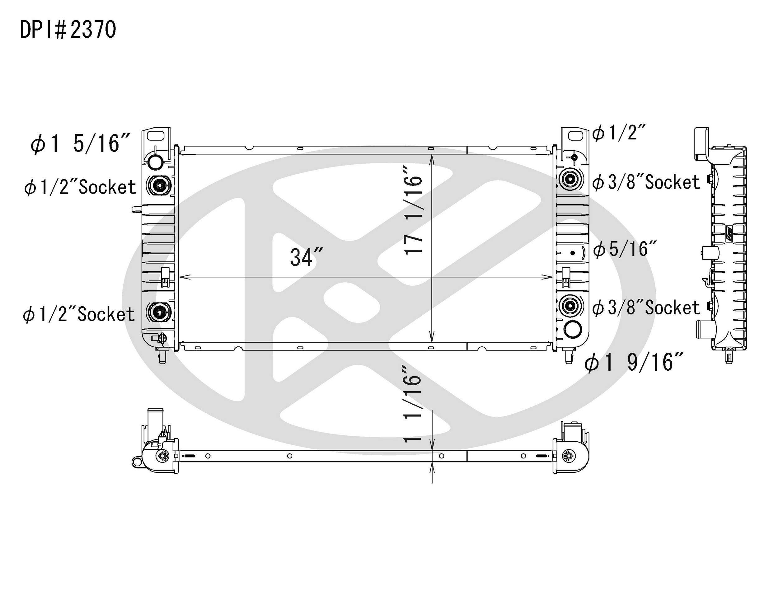 Koyorad Radiator A2370