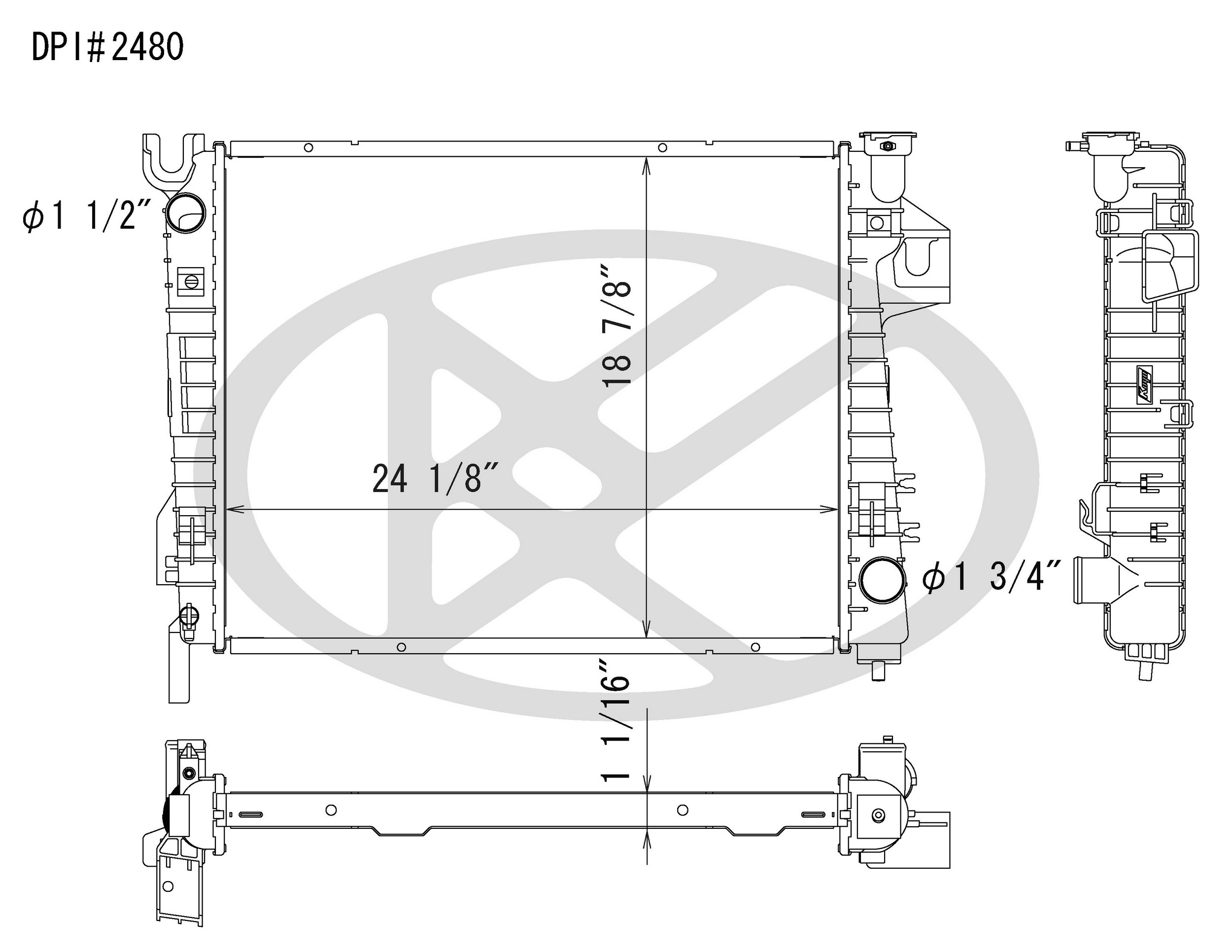Koyorad Radiator A2480
