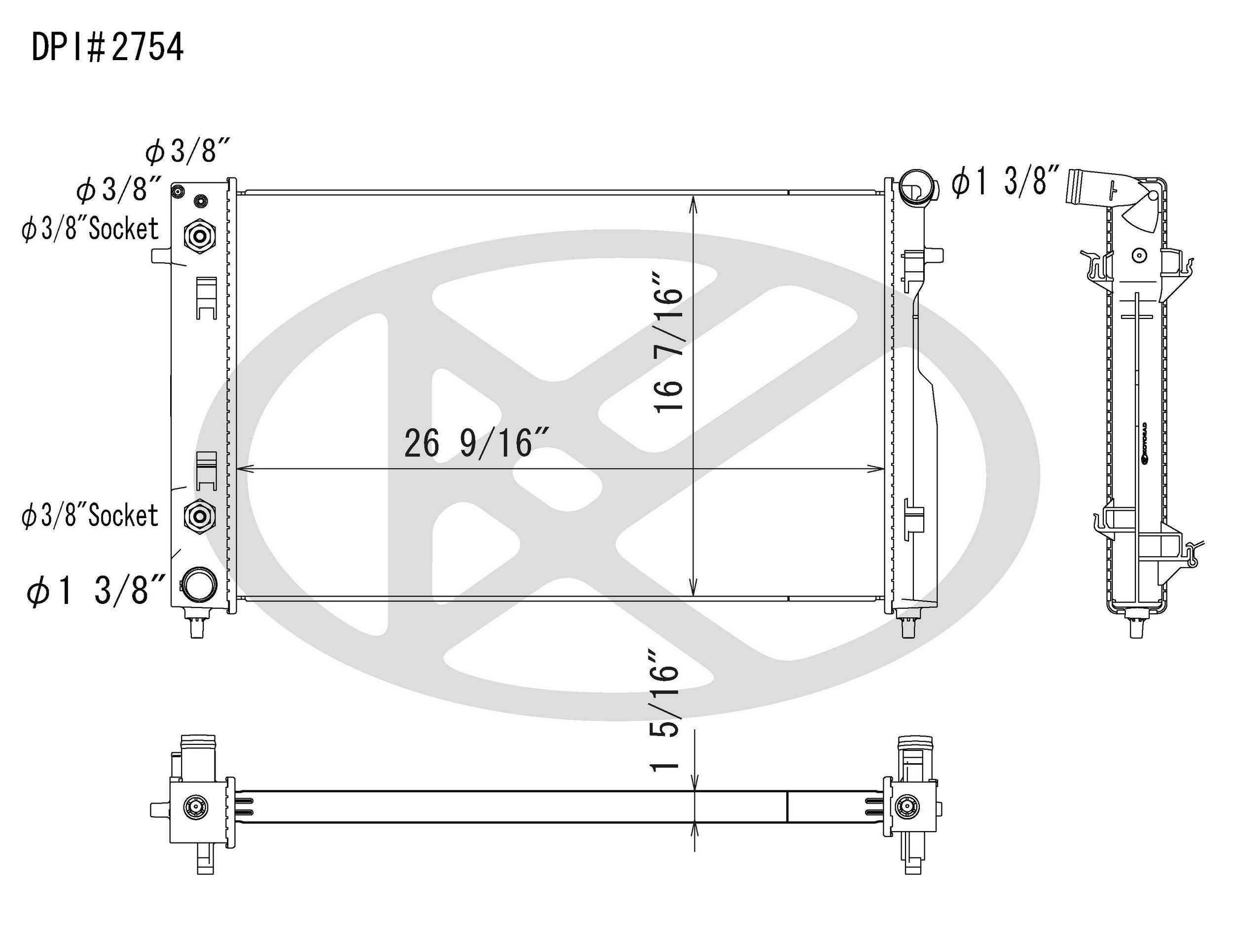 Koyorad Radiator A2754