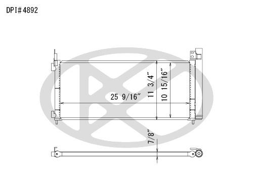 Koyorad A/C Condenser CD011101