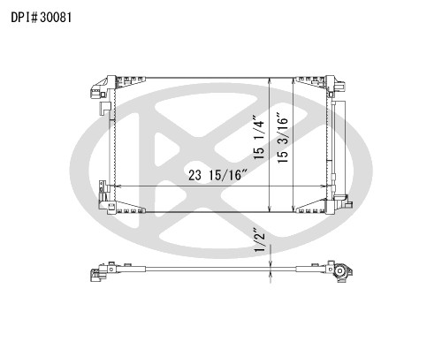 Koyorad A/C Condenser CD011186