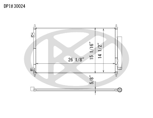Koyorad A/C Condenser CD081092