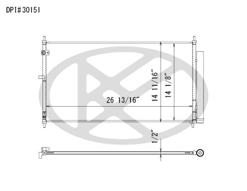 Koyorad A/C Condenser CD081246
