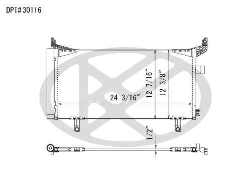 Koyorad A/C Condenser CD091251