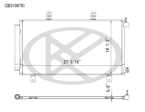 Koyorad A/C Condenser CD310879