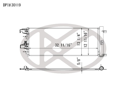 Koyorad A/C Condenser CD311344