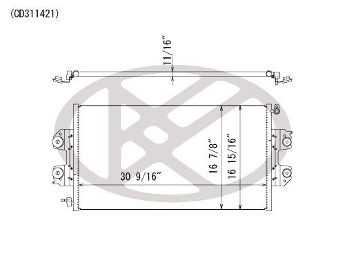 Koyorad A/C Condenser CD311421