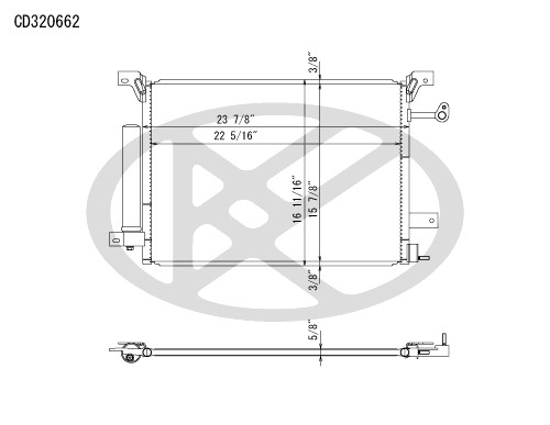 Koyorad A/C Condenser CD320662