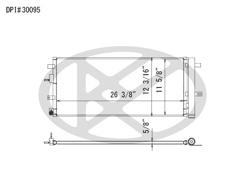 Koyorad A/C Condenser CD321100