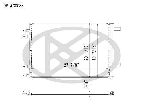 Koyorad A/C Condenser CD321122