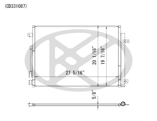 Koyorad A/C Condenser CD331087