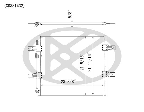 Koyorad A/C Condenser CD331432