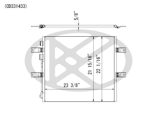Koyorad A/C Condenser CD331433