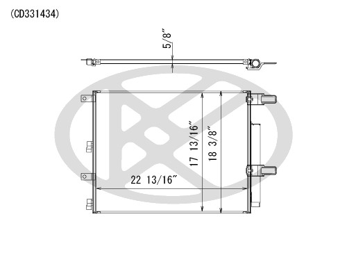 Koyorad A/C Condenser CD331434