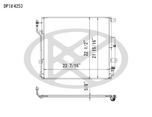 Koyorad A/C Condenser CD611318
