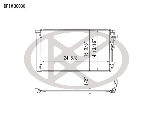 Koyorad A/C Condenser CD811391