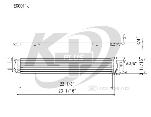 Koyorad Automatic Transmission Oil Cooler EC0011