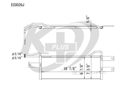 Koyorad Automatic Transmission Oil Cooler EC0026