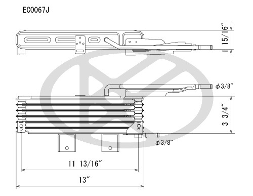 Koyorad Automatic Transmission Oil Cooler EC0067