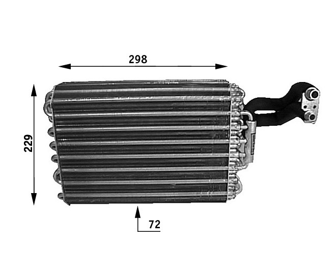 A/C Evaporator Core