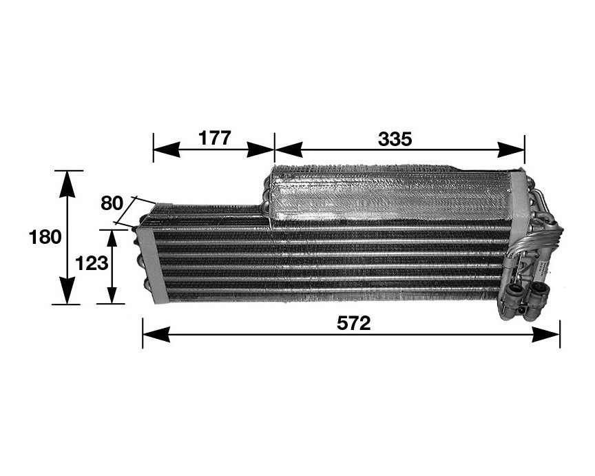 A/C Evaporator Core