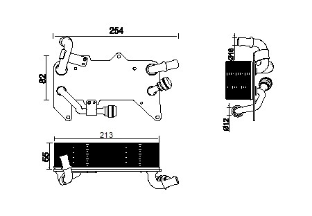 Automatic Transmission Oil Cooler Assembly