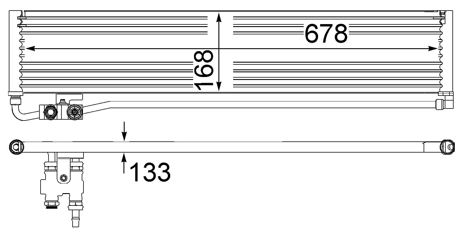 Automatic Transmission Oil Cooler Assembly