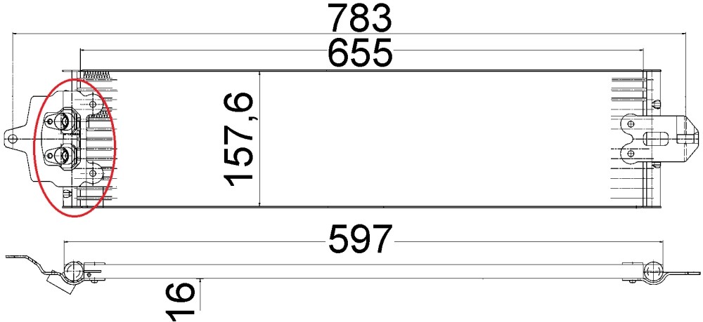 Automatic Transmission Oil Cooler Assembly