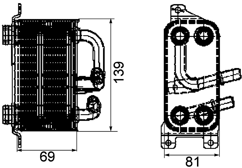 Automatic Transmission Oil Cooler Assembly