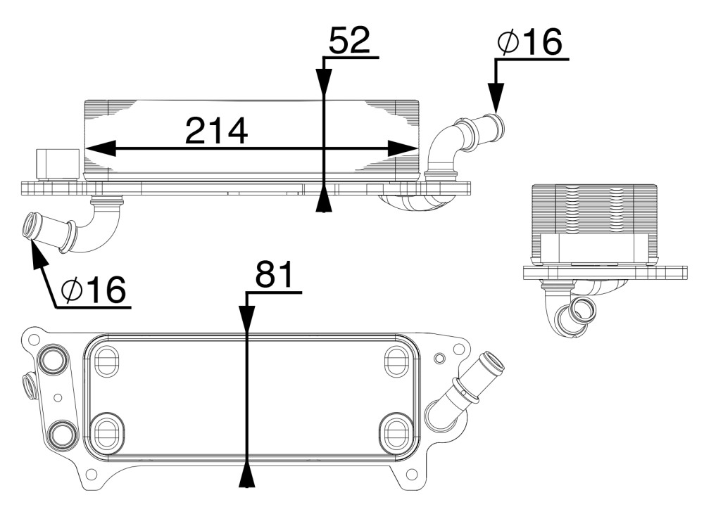 Automatic Transmission Oil Cooler Assembly