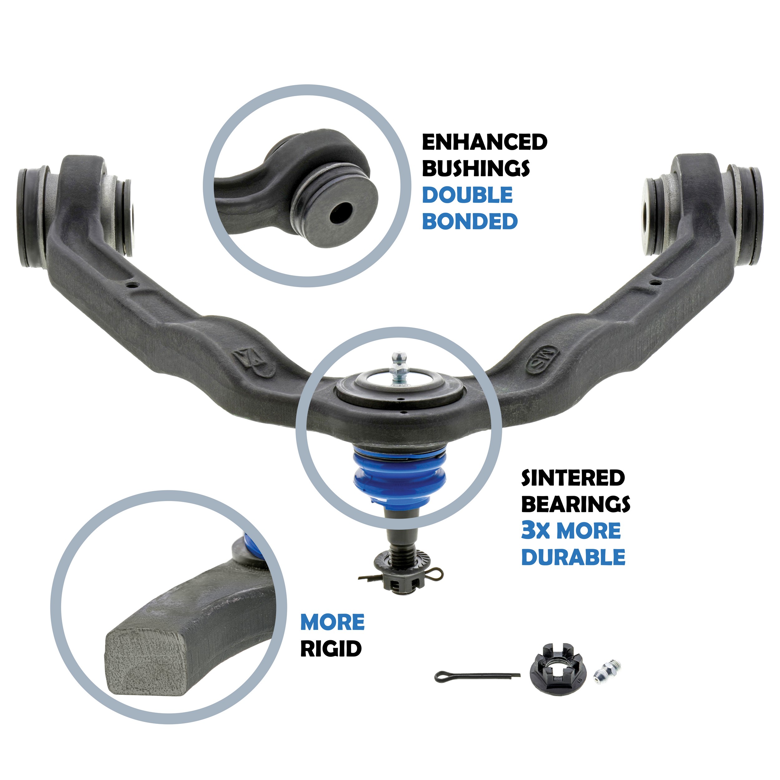 Suspension Control Arm and Ball Joint Assembly
