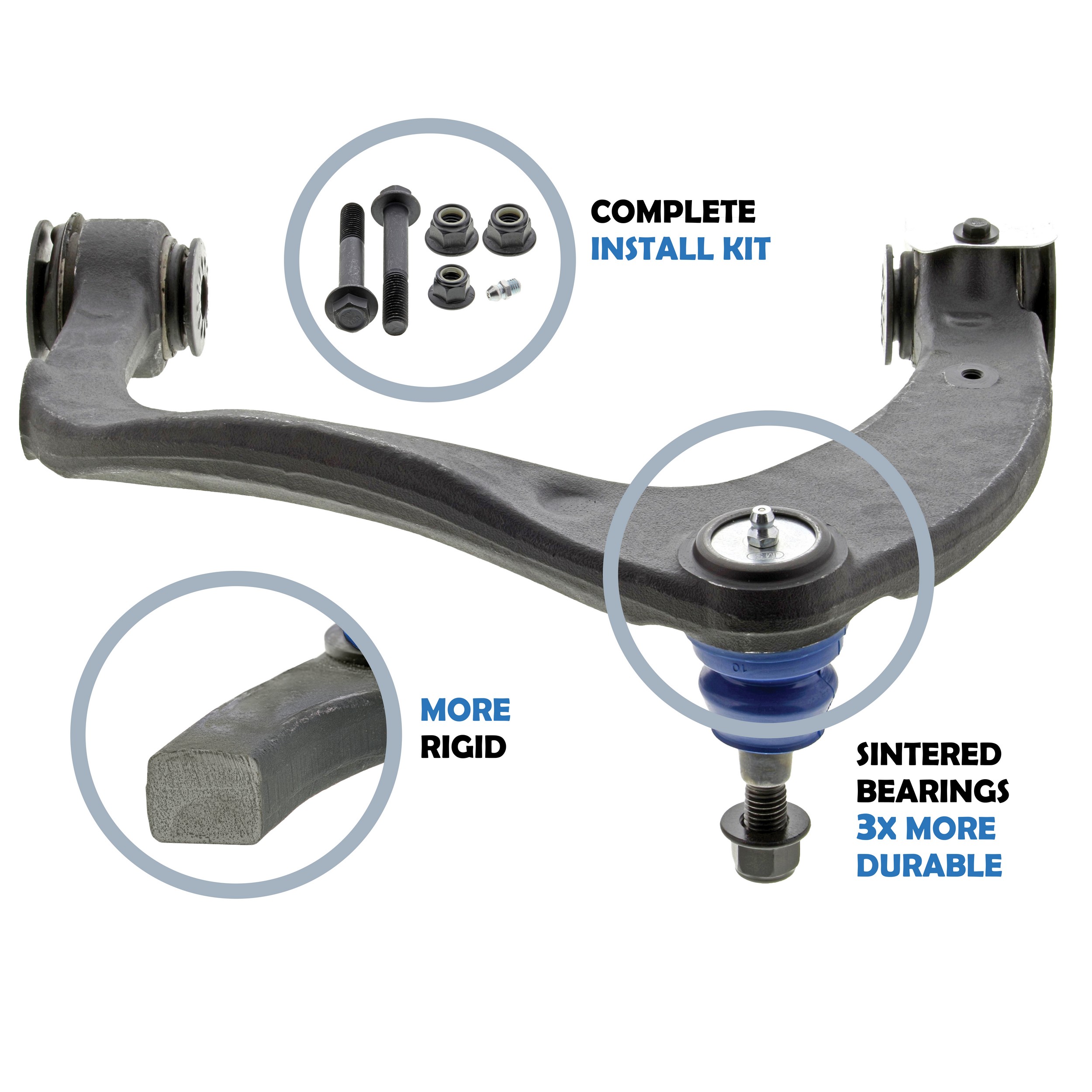 Suspension Control Arm and Ball Joint Assembly