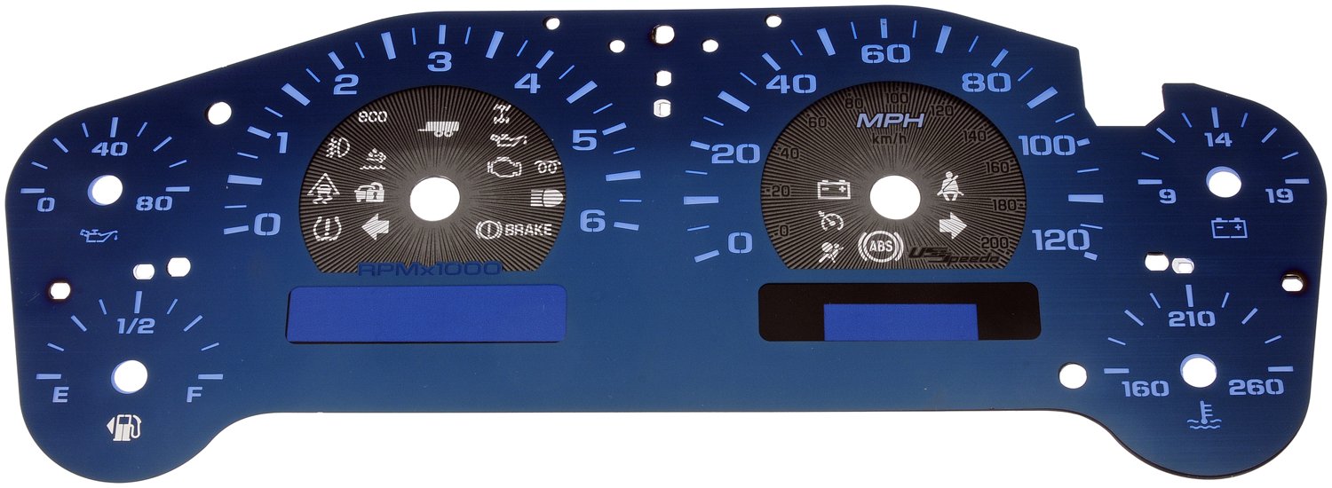 Instrument Cluster Upgrade Kit - Aqua With Transmission Temperature