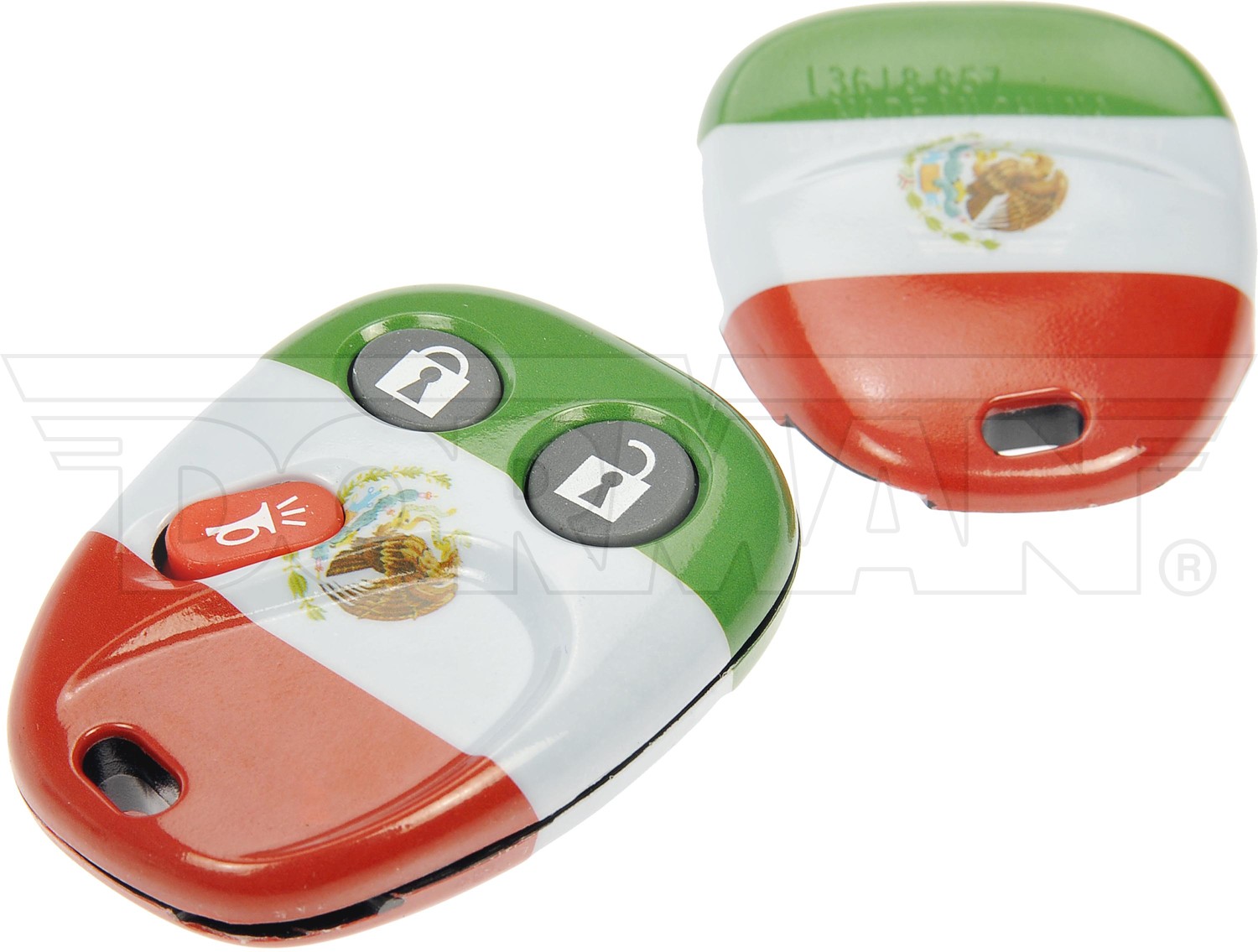 Keyless Remote Case Mexico Flag