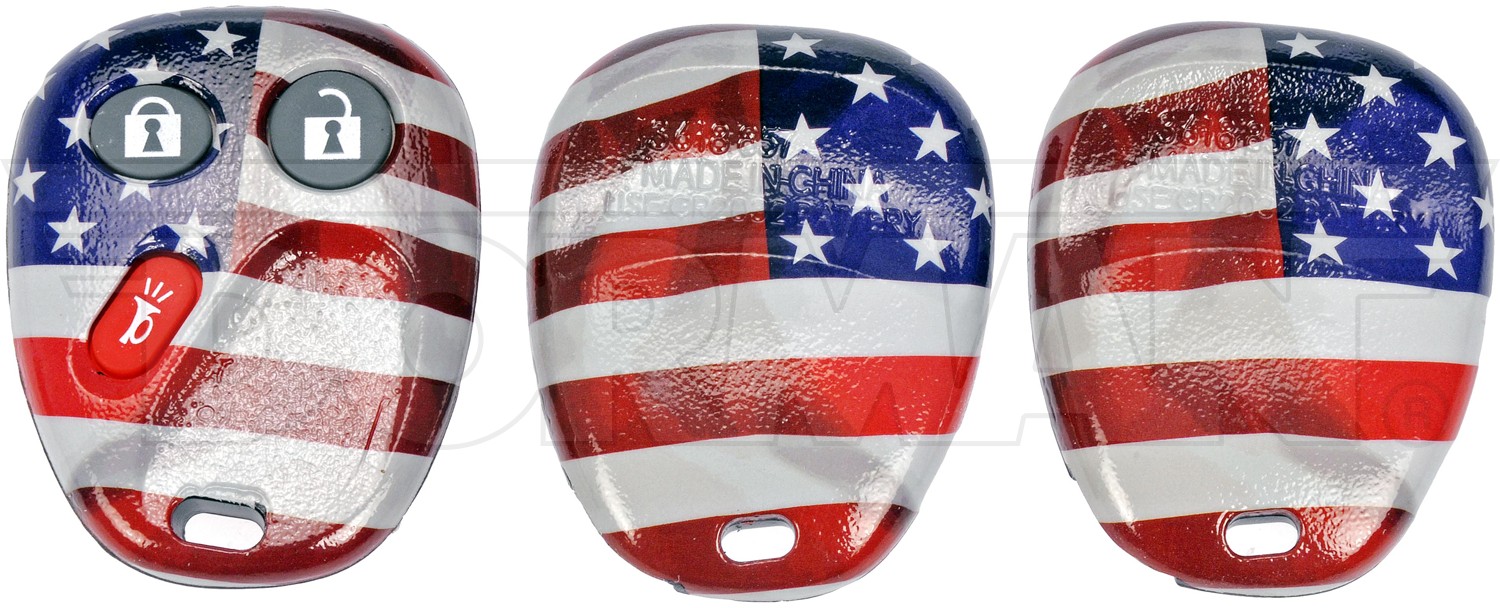 Keyless Remote Case American Flag