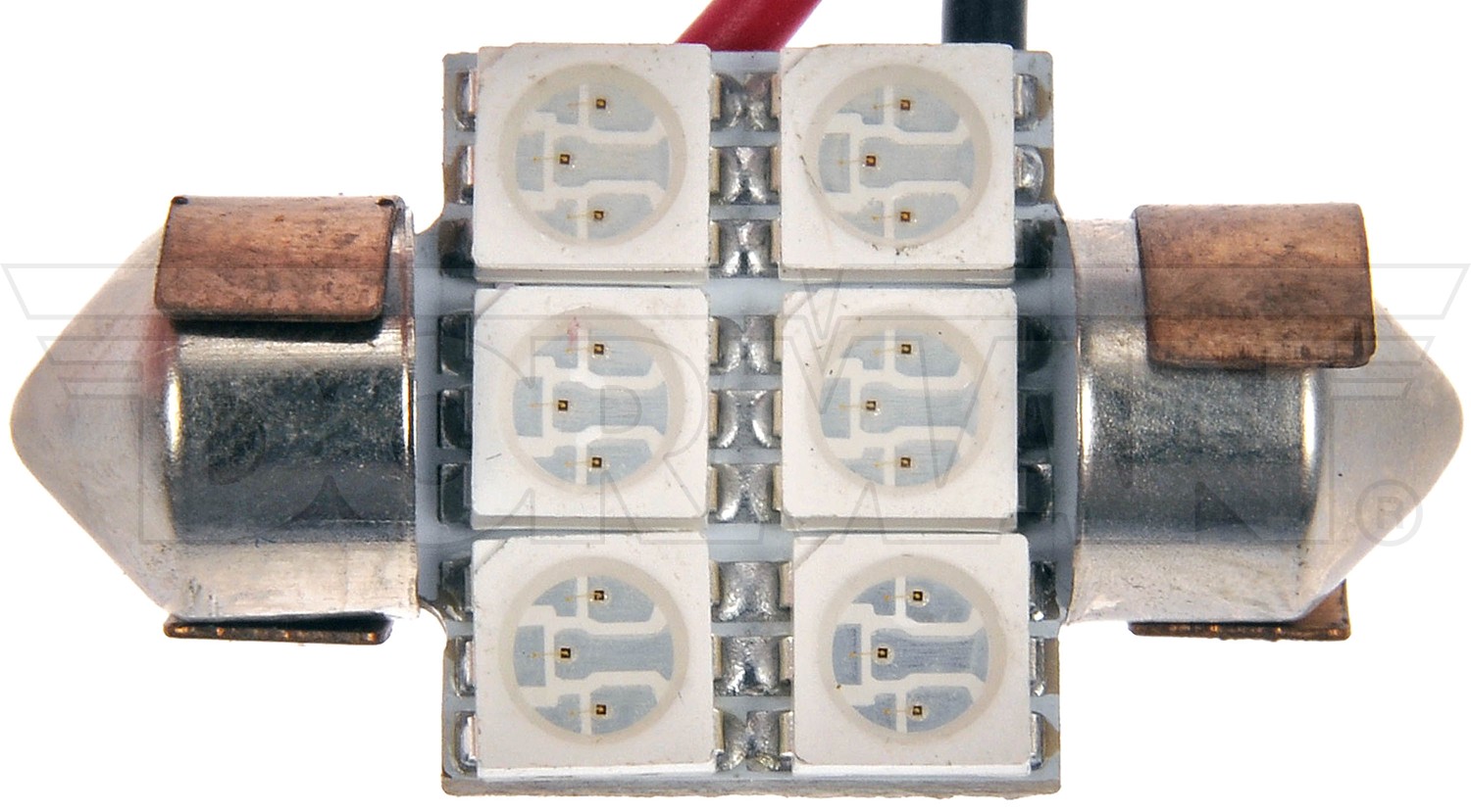 3175 Amber 5050SMD 6 LED bulb