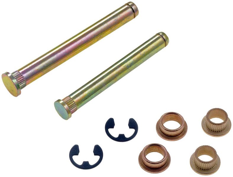 Door Hinge Pin And Bushing Kit - 2 Pins, 4 Bushings And 2 Clip