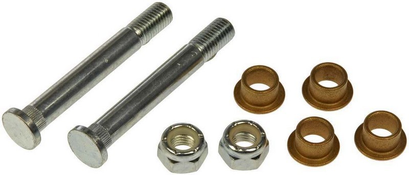 Door Hinge Pin And Bushing Kit - 2 Pins, 4 Bushings And 2 Nuts