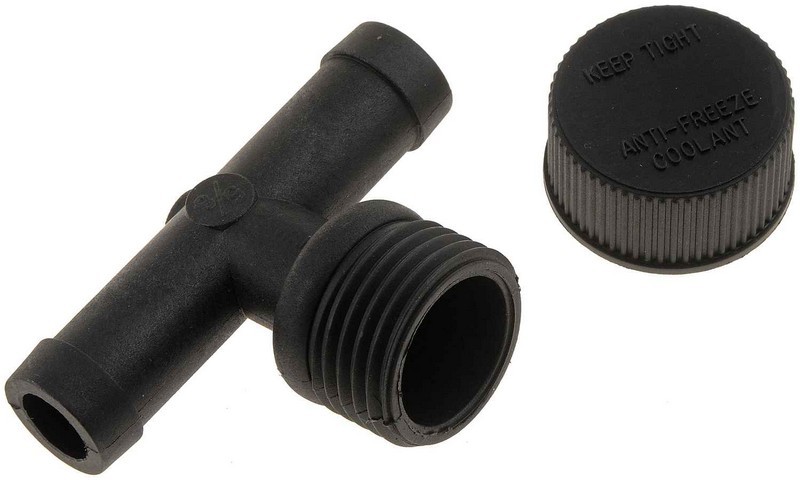 5/8 Radiator Flush Tee With Cap