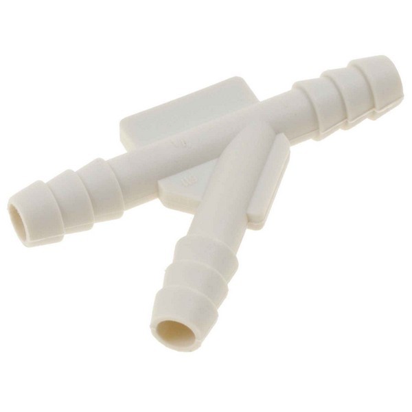 1/4 X 1/4 X 1/4 In. Hard Vacuum Tubing Y Connector