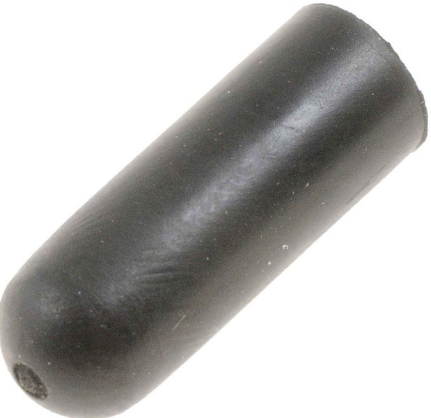1/8 In. Rubber Black Vacuum Cap