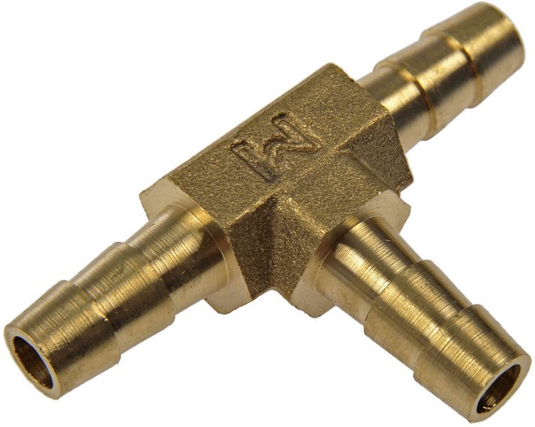 1/4 In. Brass Tee Connector